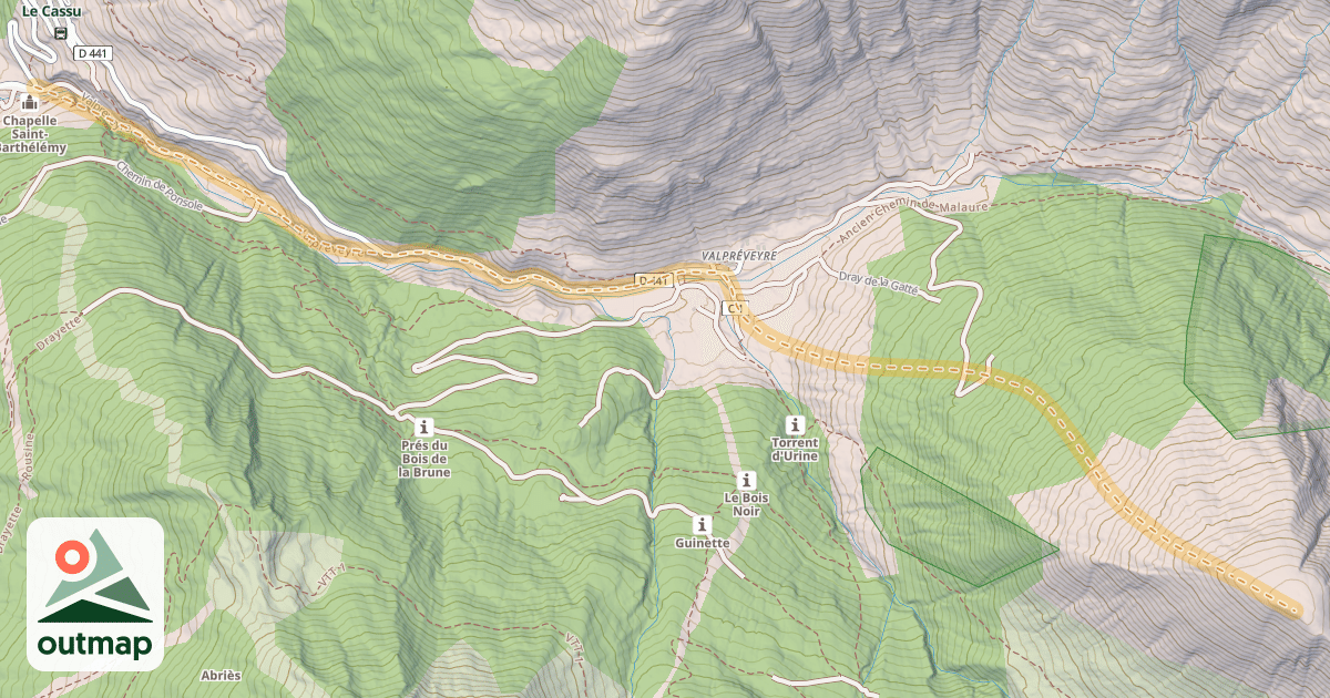 Map of l'Eypiol — Le Roux
