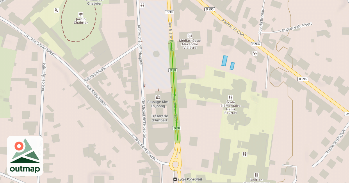 Map of Rue Blaise Pascal