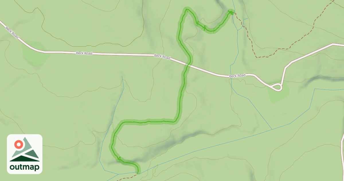 Map of Fred J. Cusimano Westside Overland Trail