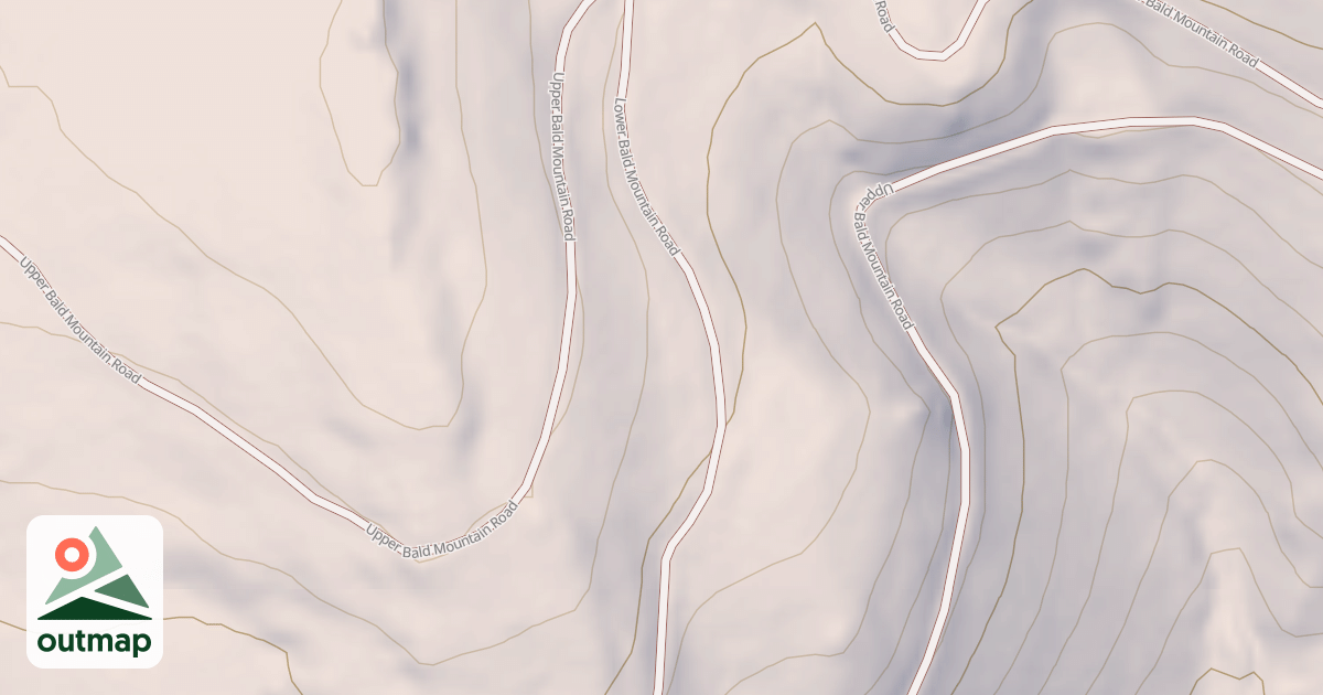 Map of N116S LOWER BALD MTN