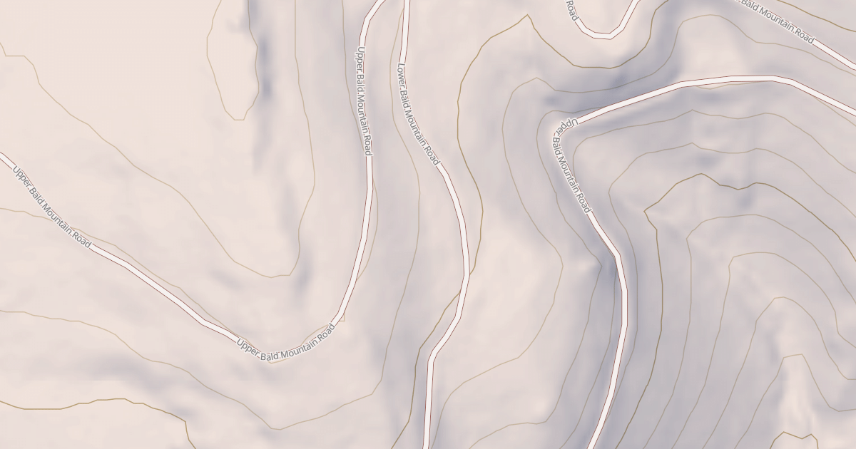 Map preview of N116S LOWER BALD MTN