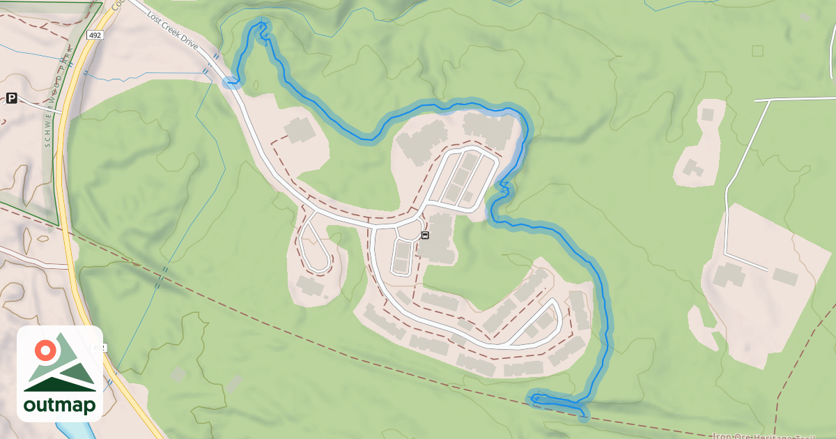 Map of Lost Creek Connector