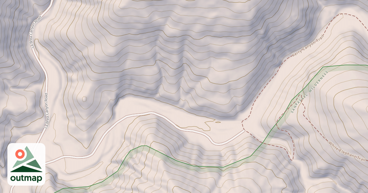 Map of LAZY CAMP CG.