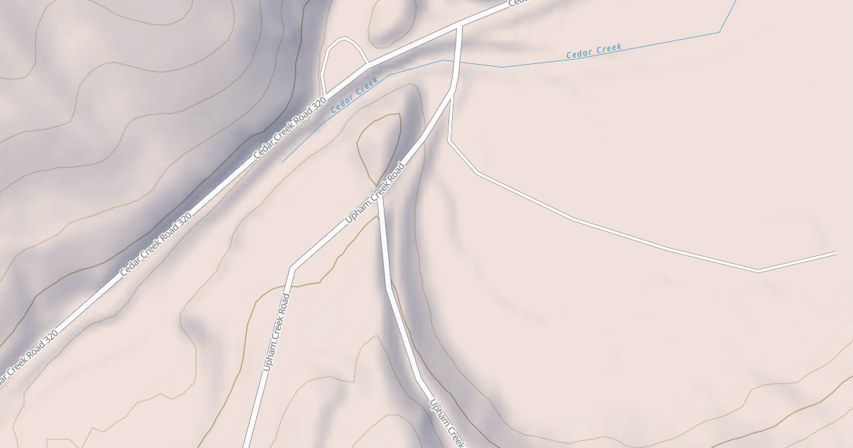 Map preview of LOWER UPHAM