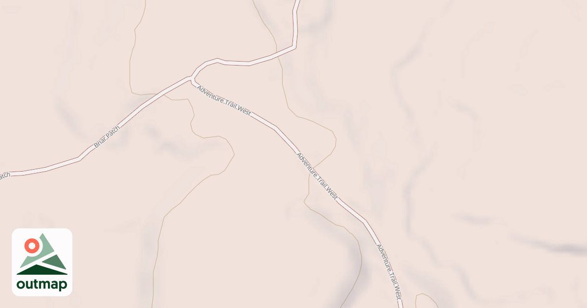 Map of Straight Arrows Trail
