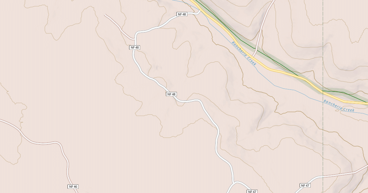 Map preview of USFS Motor Vehicle Use Map Roads {09F439AC-4D3E-4ADC-A68C-D30BA419BEF0}
