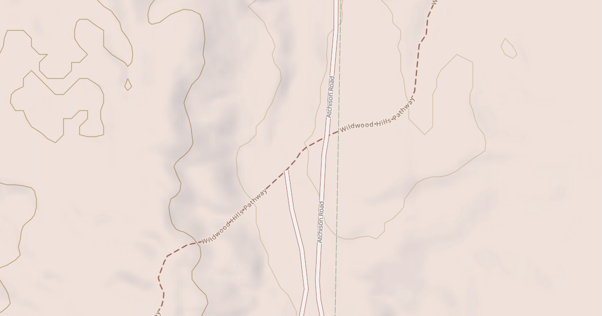 Map preview of Wildwood Hills Pathway