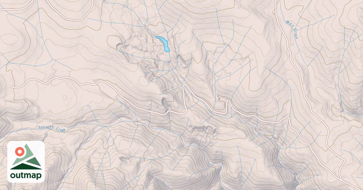 Map of BEAN CREEK