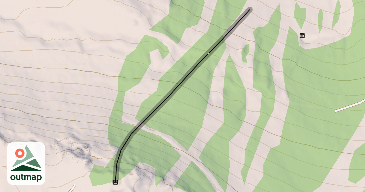 Map of Cliff Hanger