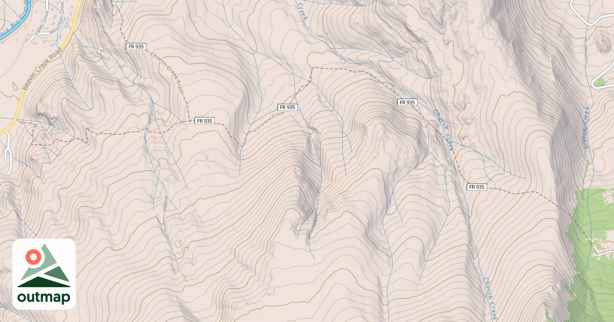 Map of CHURCH CREEK