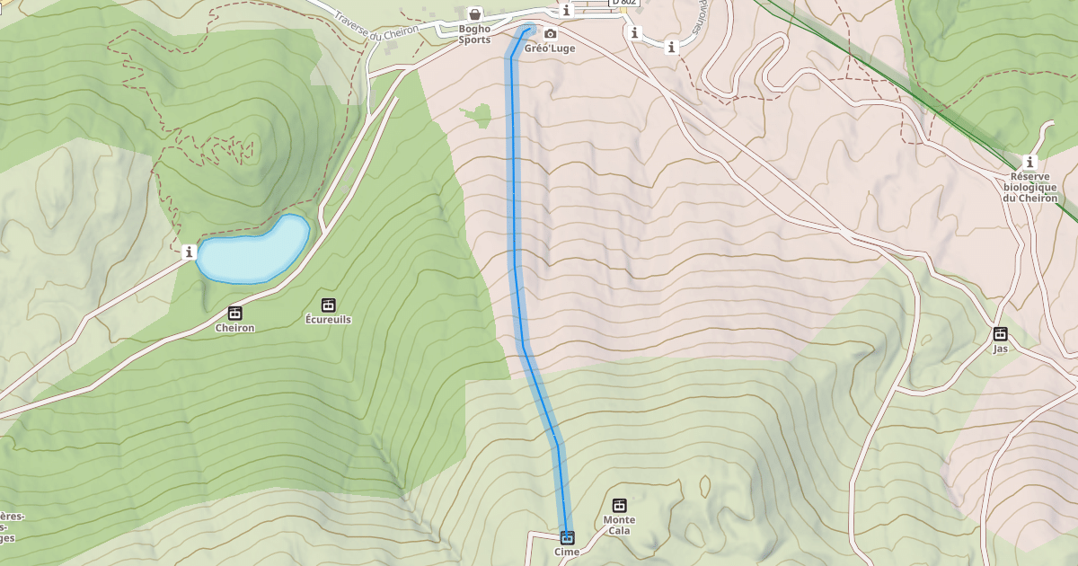 Map preview of Le Lièvre
