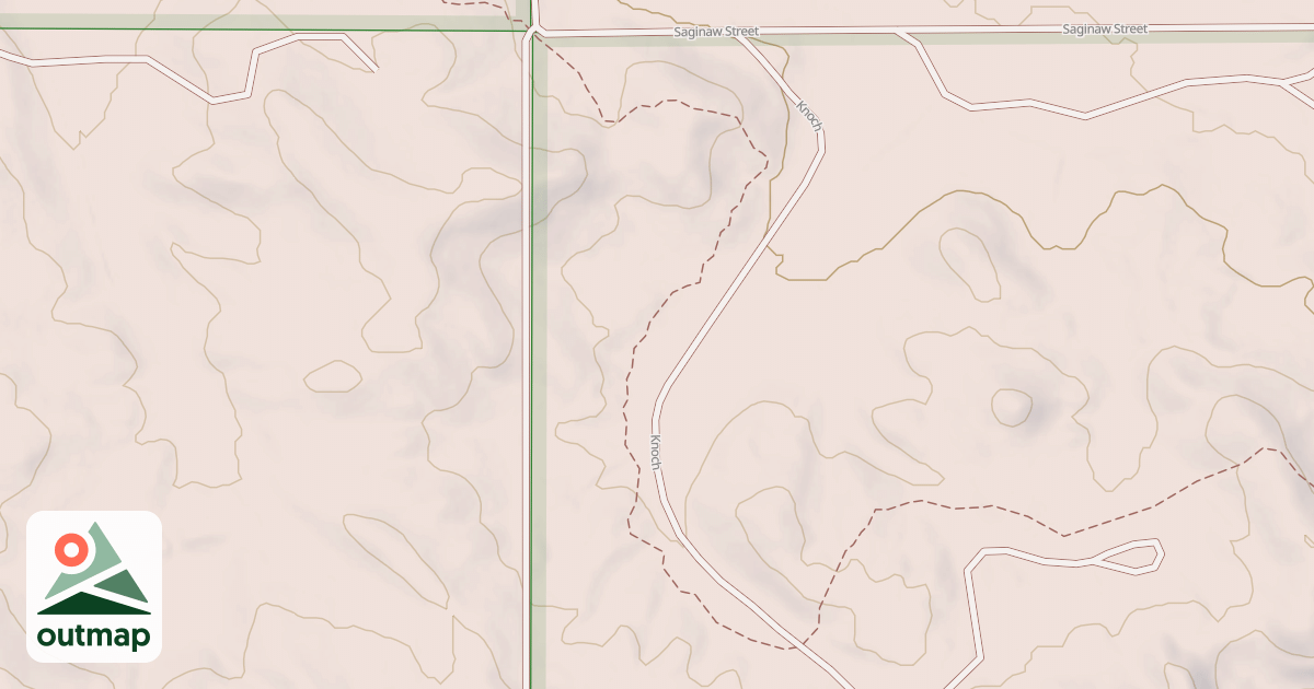 Map of Ogemaw Hills To St. Helen Trail