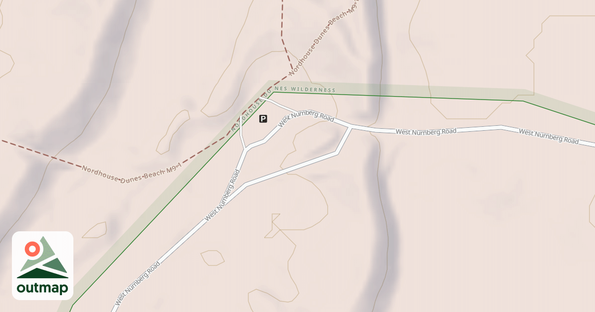 Map of NURNBERG ROAD TRAILHEAD