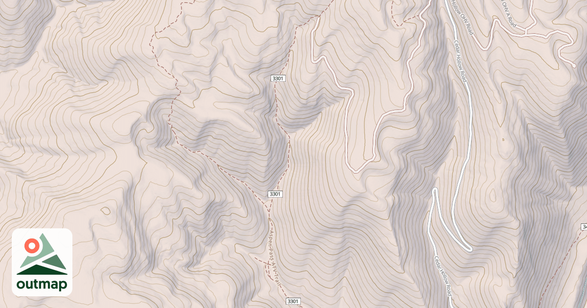 Map of ASPEN PASS ATV