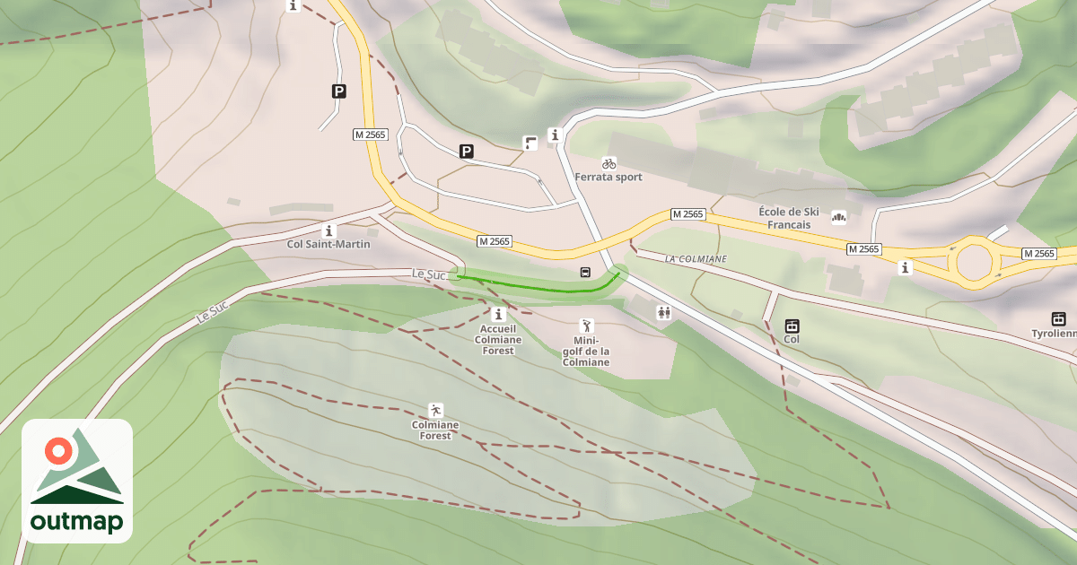 Map of Le Suc