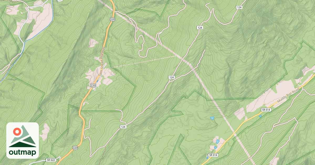 Map of DUNCAN KNOB