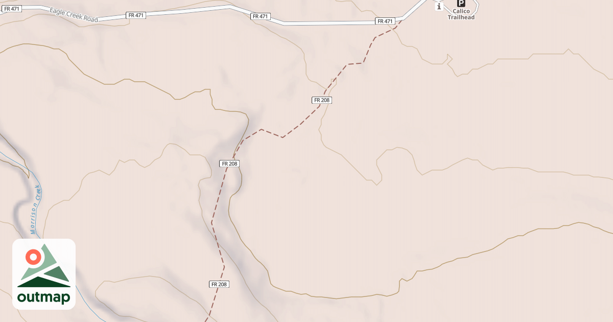 Map of Calico North