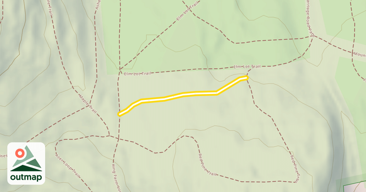 Map of Red Pine Trail