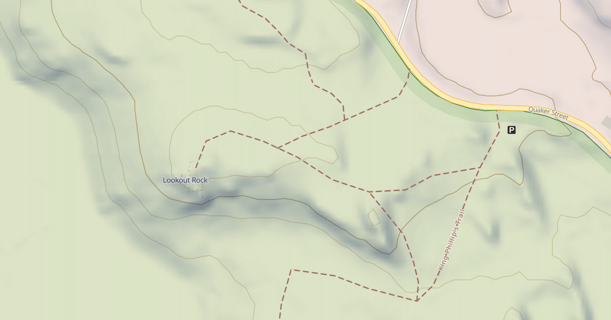 Map preview of Lookout Rock Trail