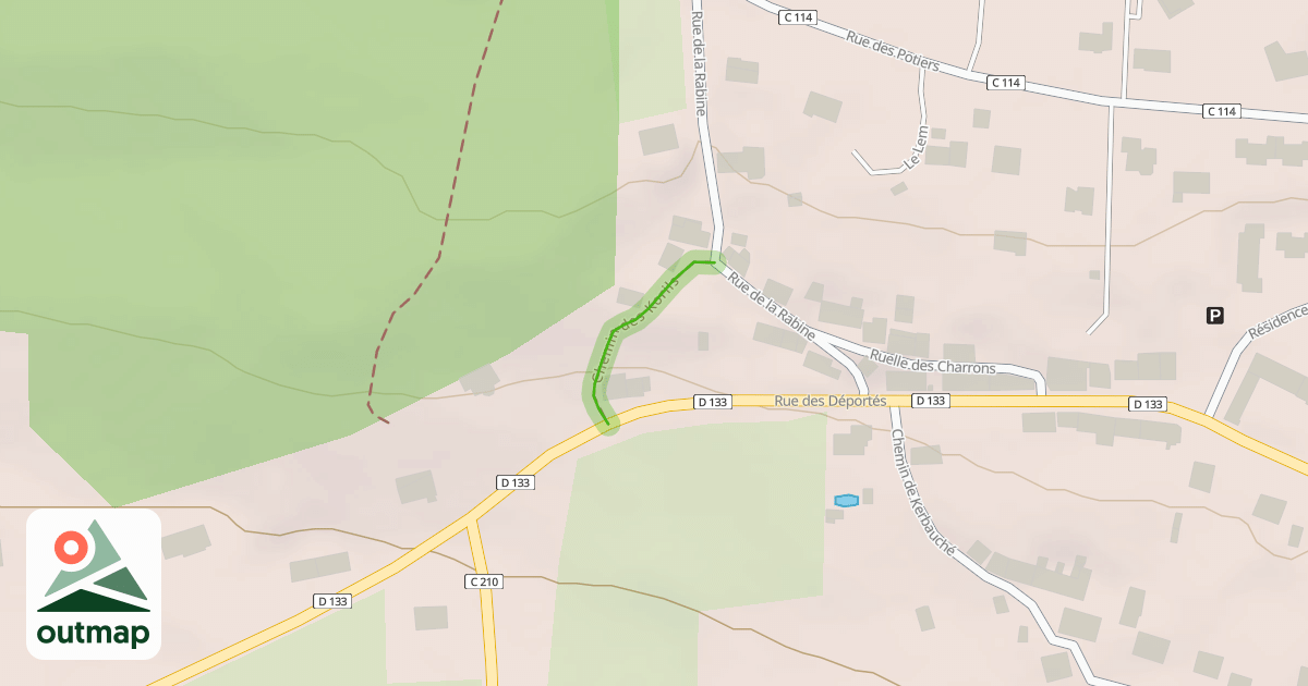 Map of Chemin des Korils