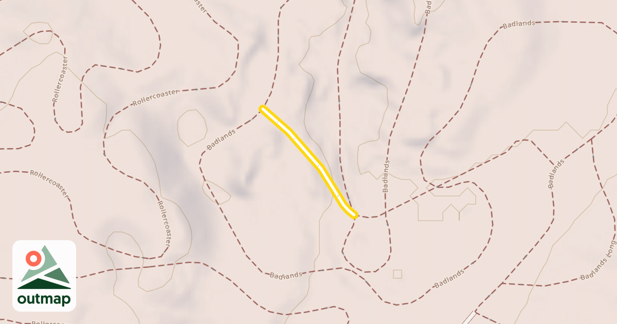Map of Badlands Short
