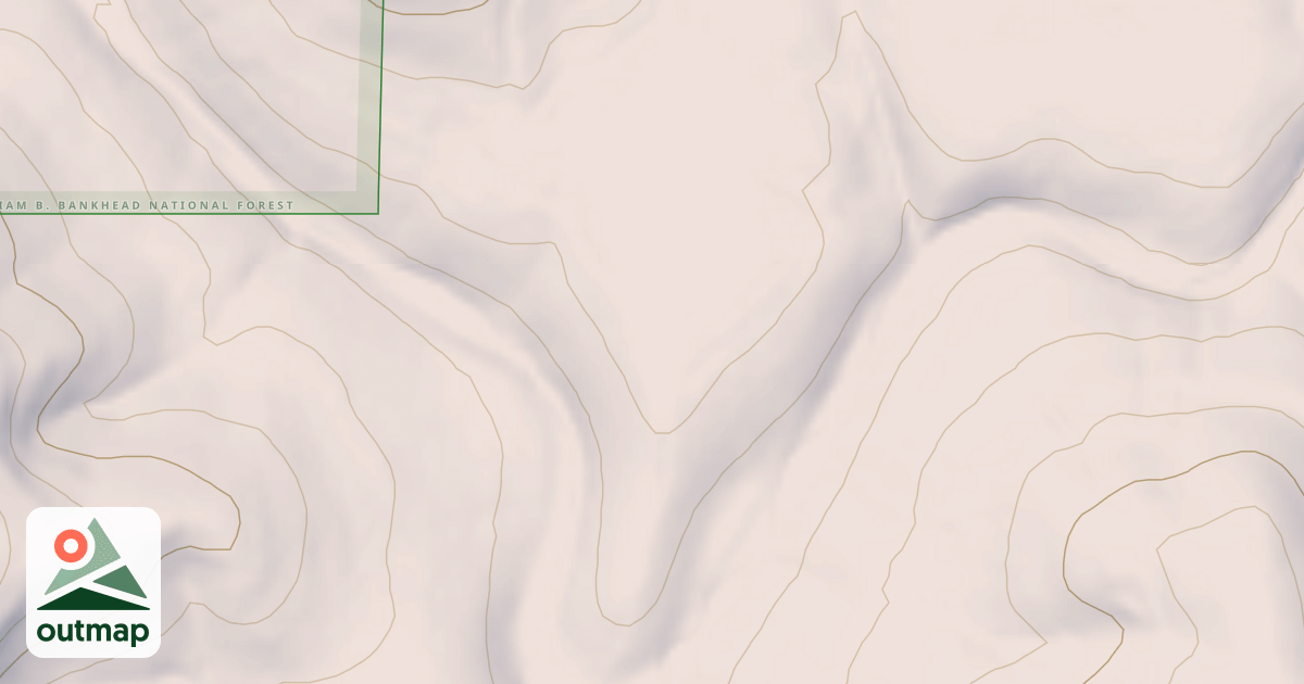 Map of BULL BRANCH