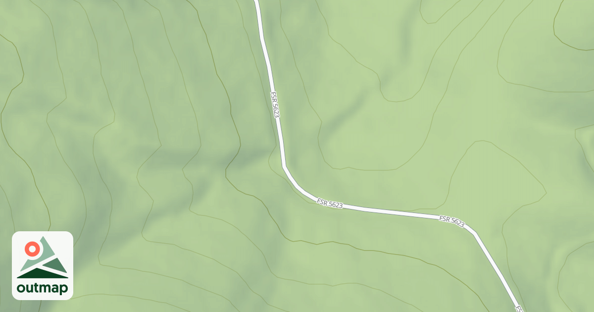 Map of (FDR) SOUTH LICK CREEK
