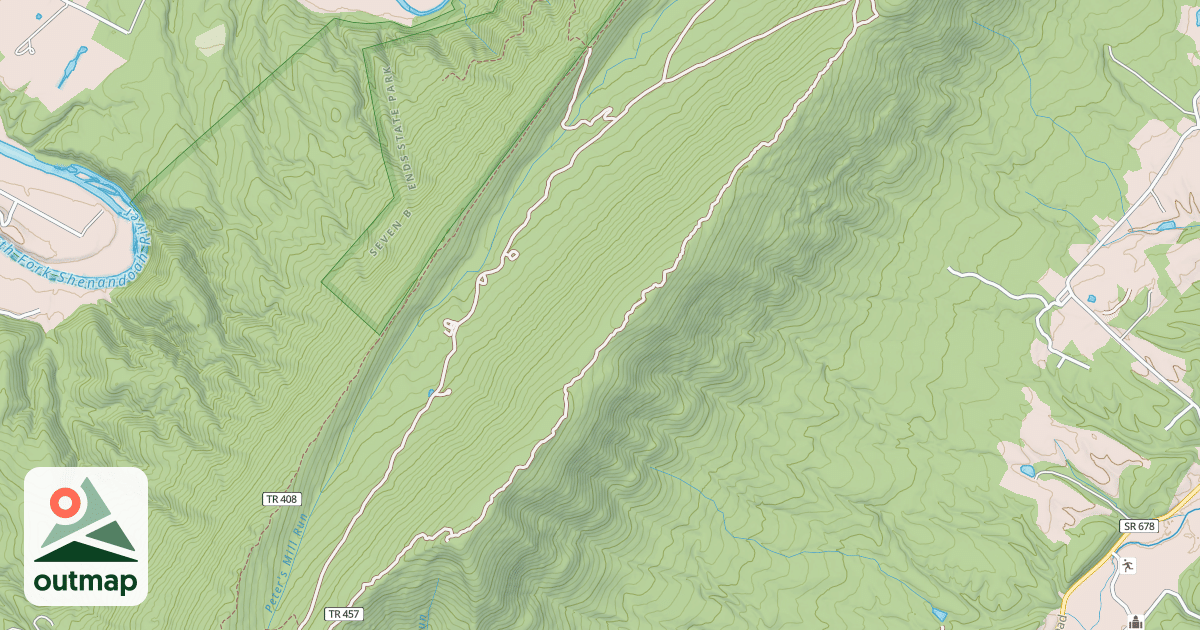 Map of Green Mountain