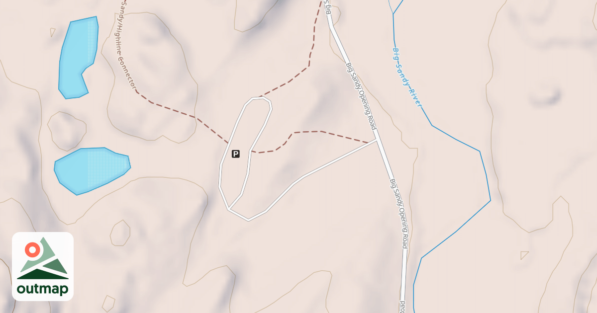 Map of 850B STOCK TRAILHEAD