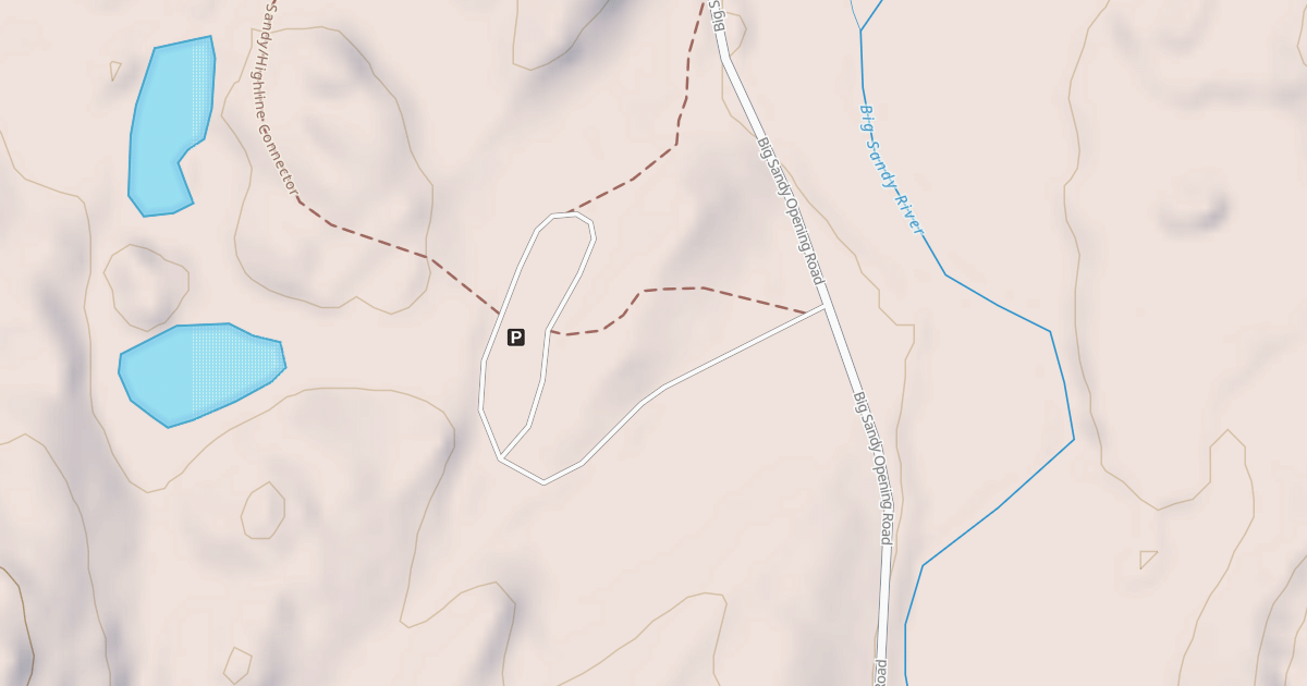 Map preview of 850B STOCK TRAILHEAD