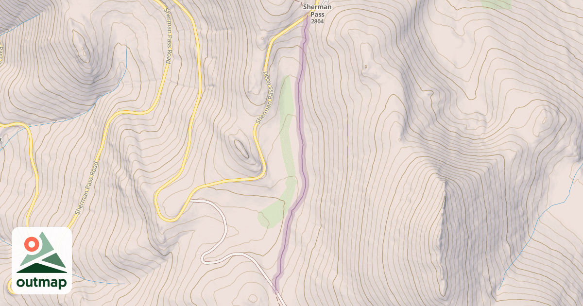 Map of Cannell Meadow Trail