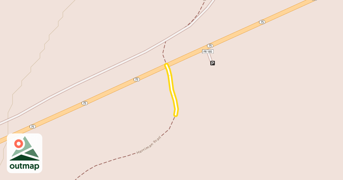 Map of Harriman Trail