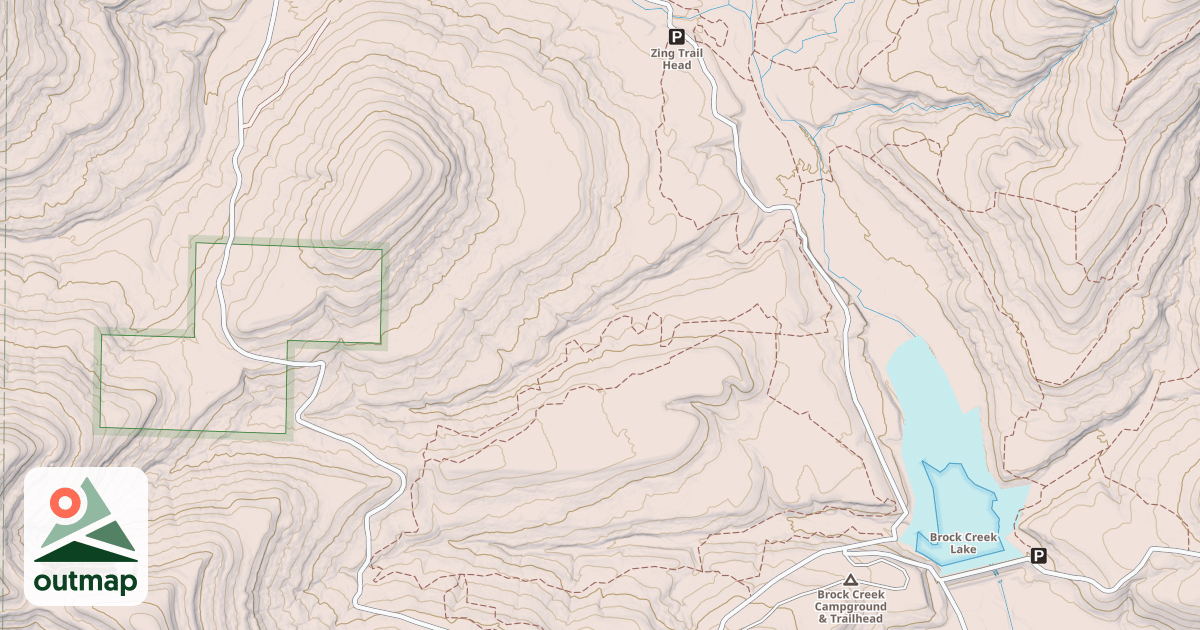 Map of BROCK CREEK #40