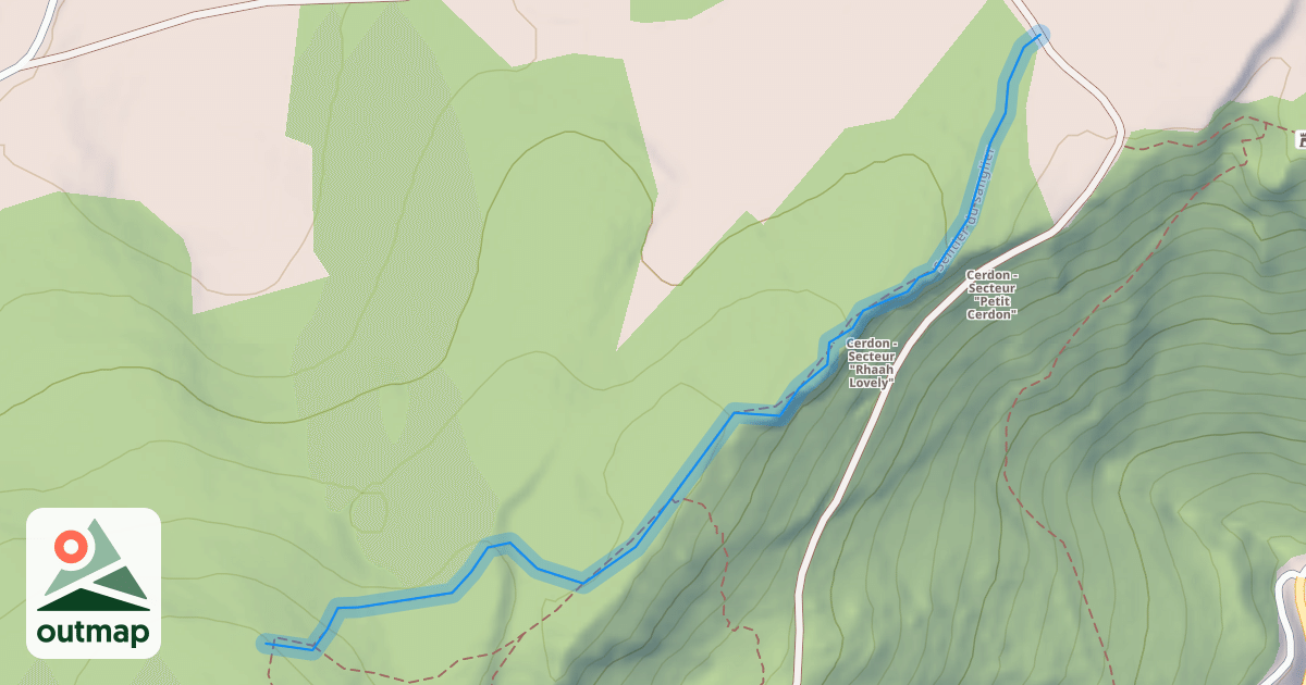 Map of Sentier du sanglier