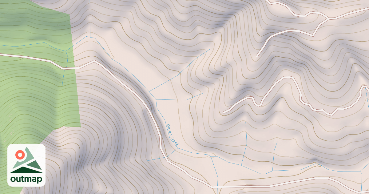 Map of ONION CREEK RIDGE