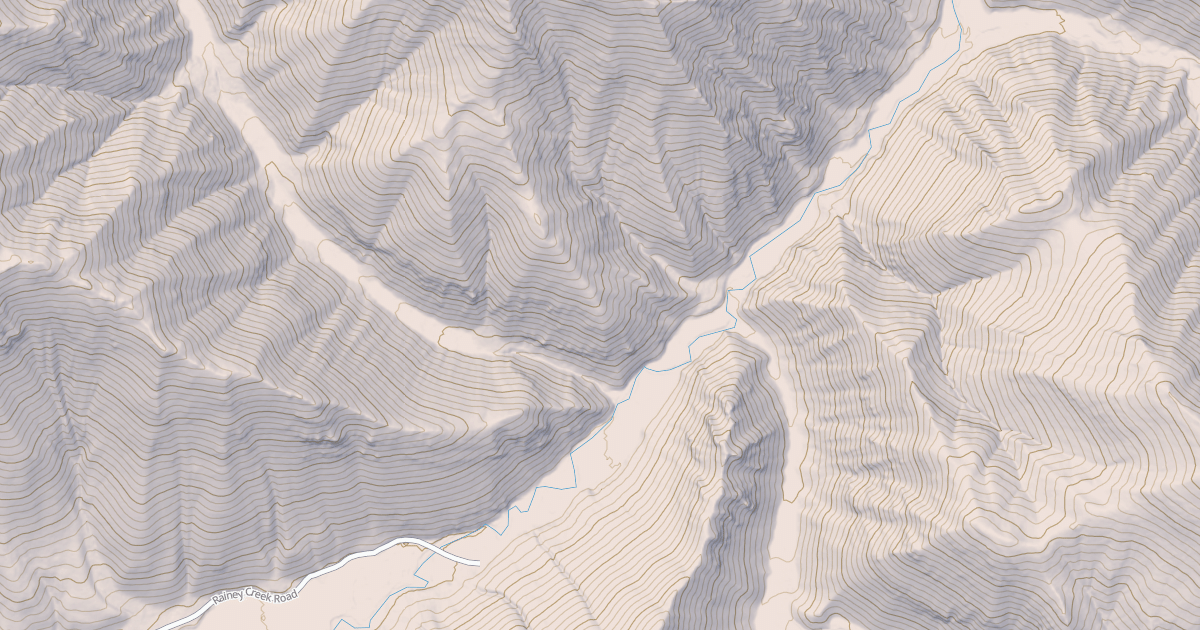Map preview of Rainey Creek