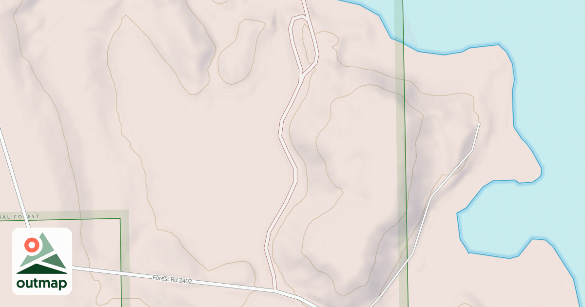 Map of BIG TOO MUCH BOAT ACCESS