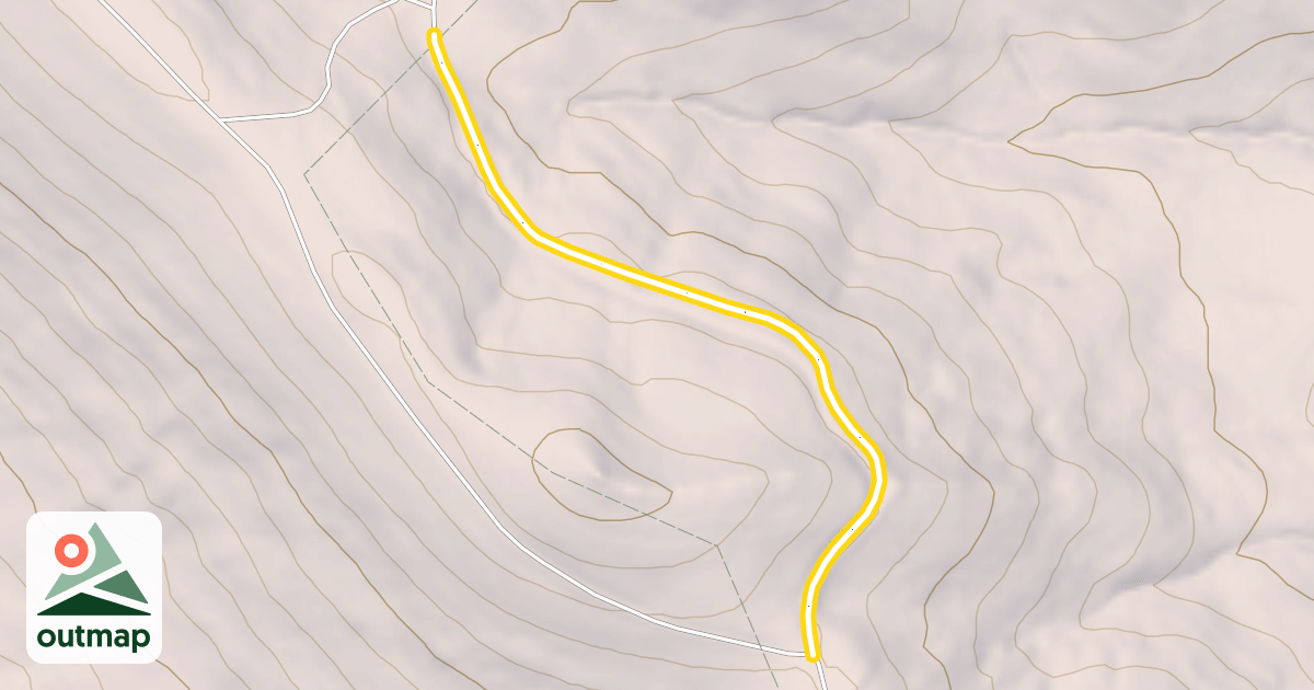 Map of National Forest Development Road 253