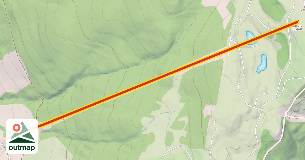 Map of Folliets du Golf