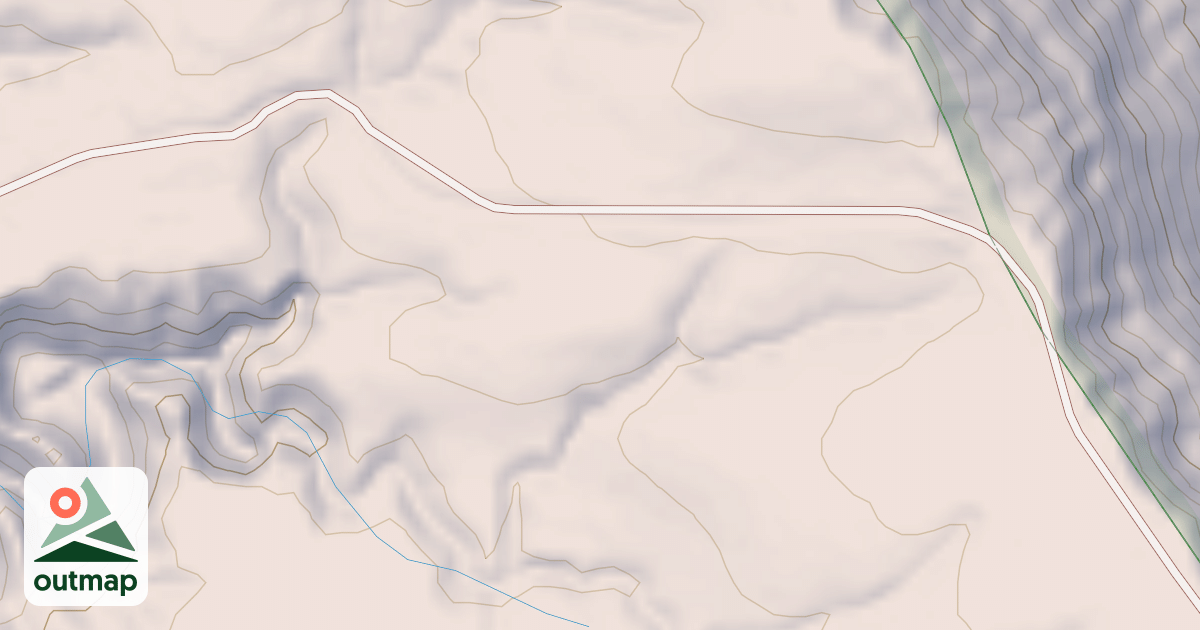 Map of Maunahui-Makakupaia Access Road