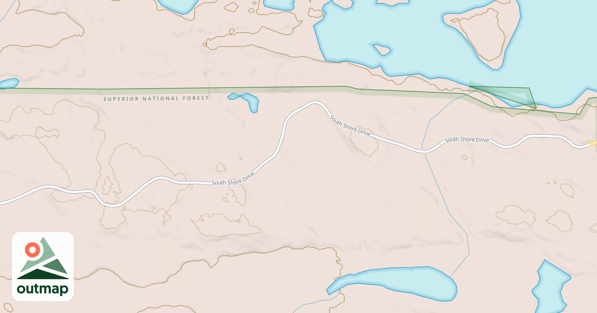 Map of DEVIL TRACK SOUTHSHORE