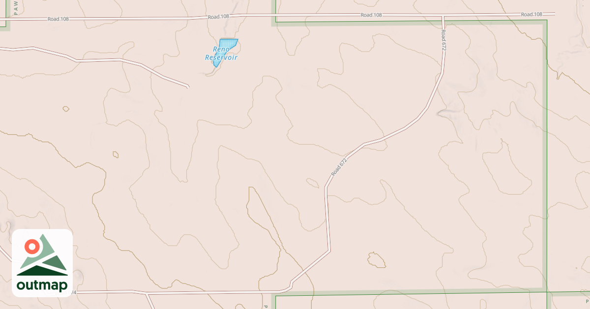 Map of ROAD 672