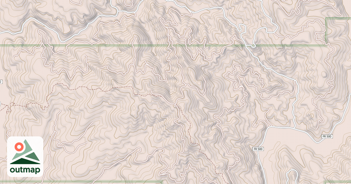 Map of ELDORADO RIDGE