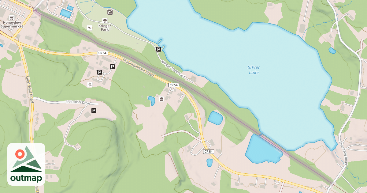 Map of Woodridge O&W Rail Trail