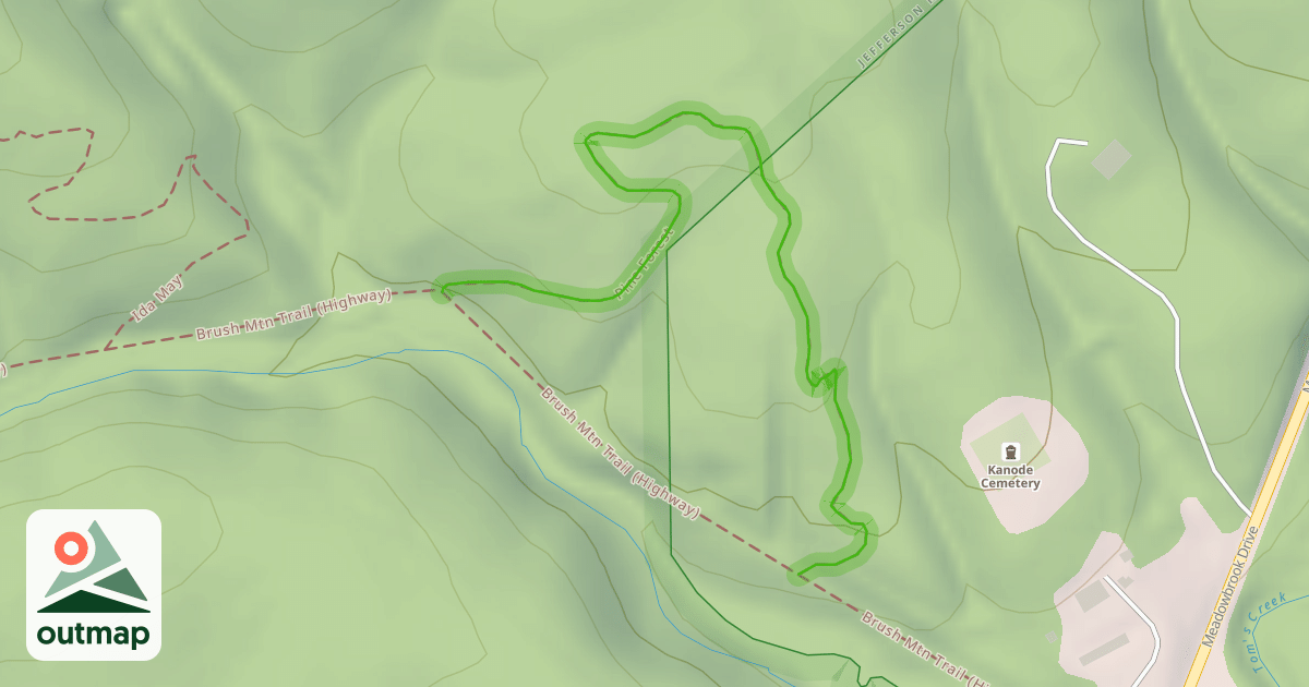 Map of Pine Forest