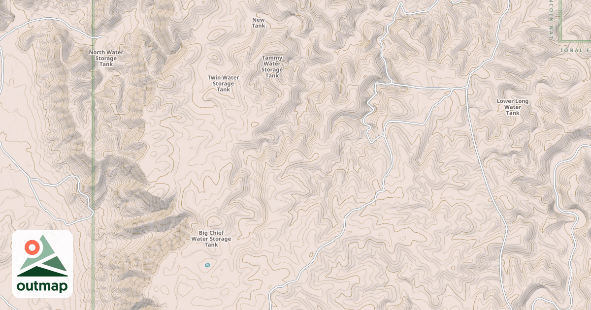 Map of BULLIS LAKE RD