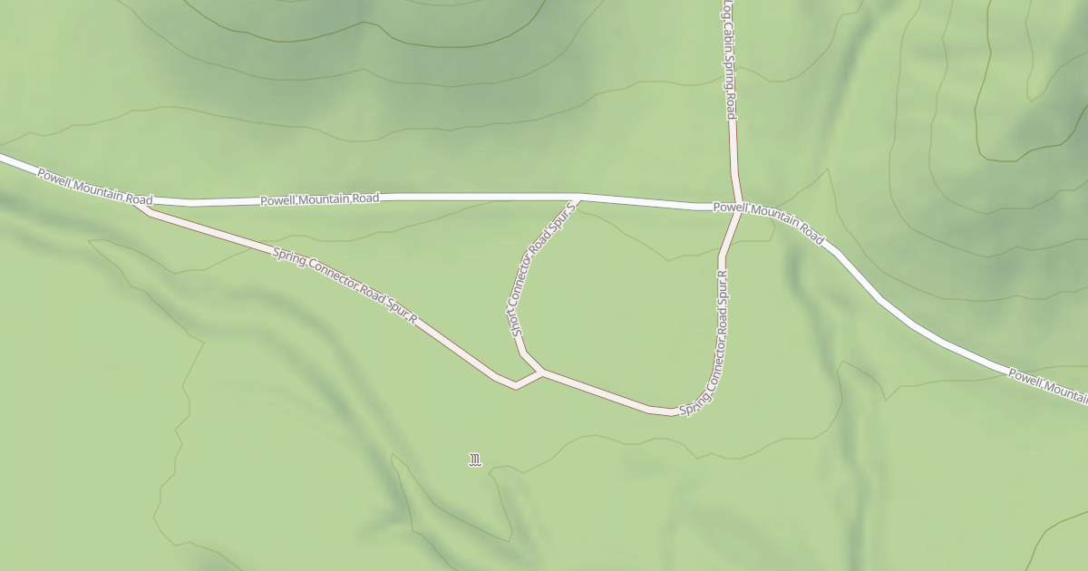 Map preview of SHORT CONNECTOR ROAD SPUR S