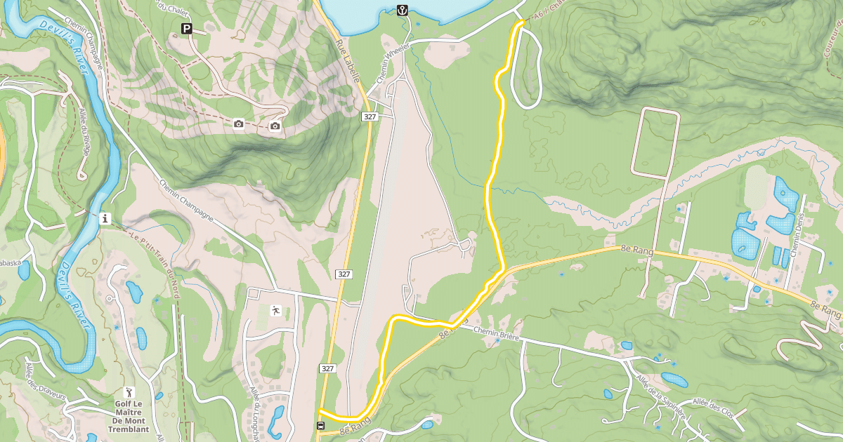 Map preview of A6 / Aéroport
