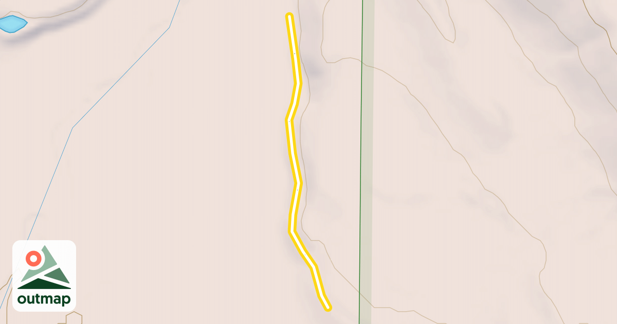 Map of Old Ditch Trail