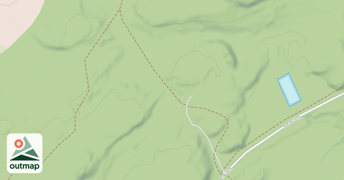 Map of Saguenay Quad Trails 119